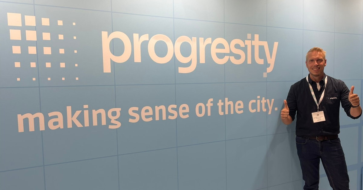 Jan-Peter Reumerman voor Progresity stand